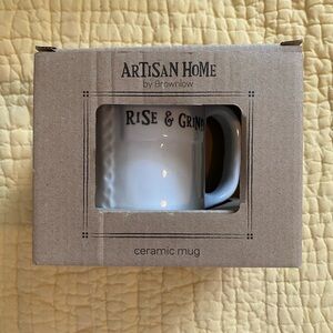 Artisan Home White Ceramic Mug
